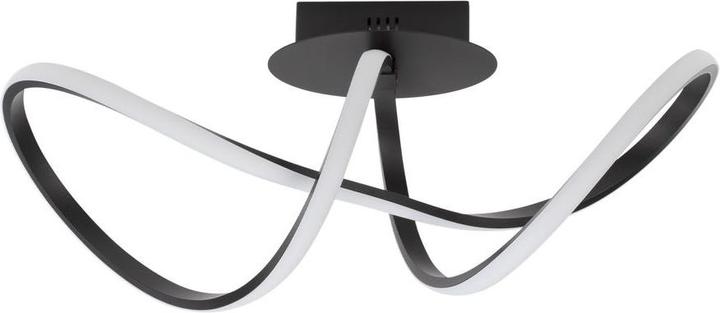 Produktbild Nova Luce AMARA LED Deckenleuchte Schwarz 23W Warmweiss 61x24,5x27cm 9248106