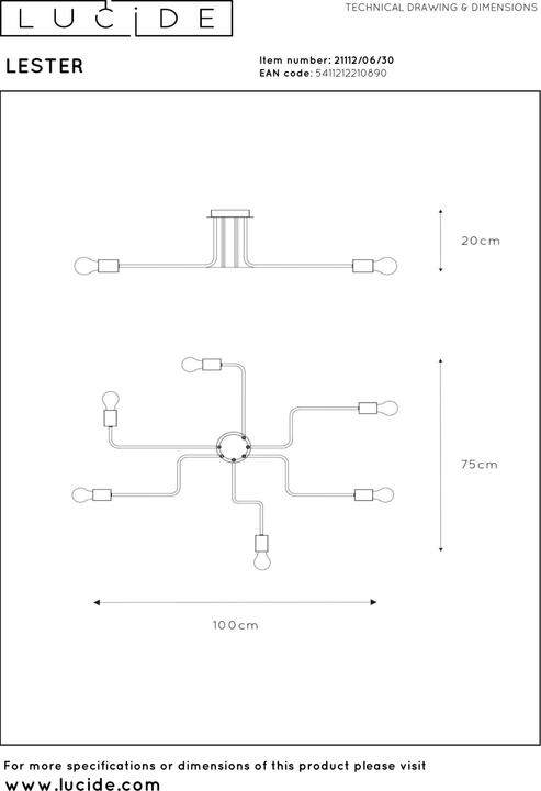 Produktbild Lucide Lester (E27)