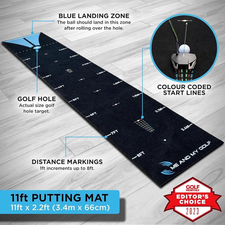 Actual product image Me and my Golf Breaking Ball Putting Mat (11 ft)