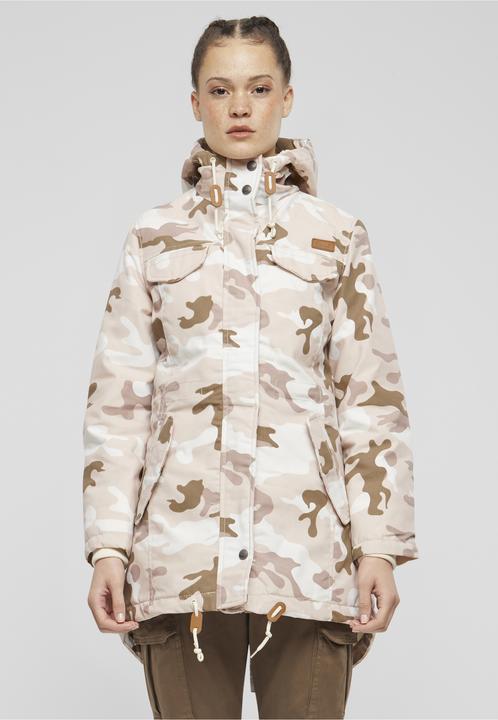 Actual product image Brandit Women's Marsh Lake Parka size M colour candy/camouflage pattern (M)