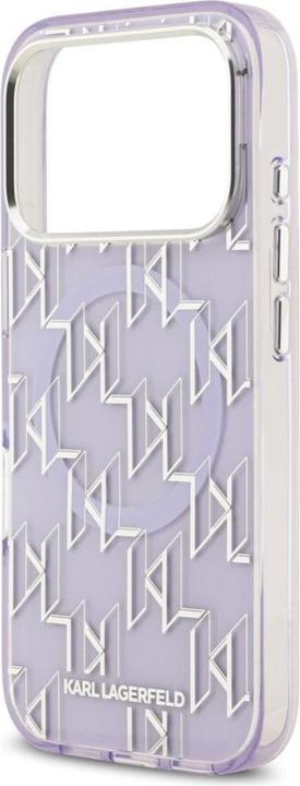 Actual product image Karl Lagerfeld - IML MagSafe KL Monogram (KLHMP17LHMIKLMEU) - iPhone 17 Pro - Purple (Apple iPhone 17 Pro)