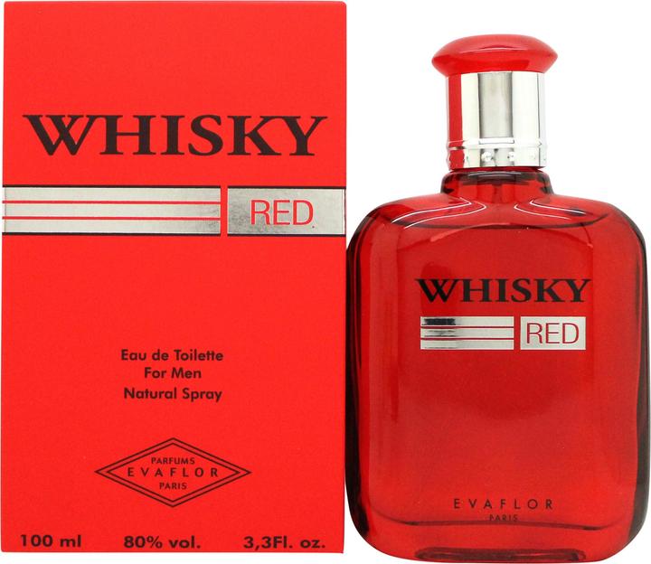 Produktbild NoName Red for Men Whisky Eau de Toilette EDT 100ml (Eau de Toilette, 100 ml)