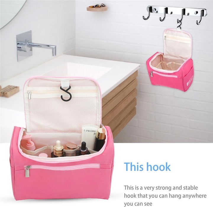 Actual product image Intirilife Cosmetic Bag in PINK
