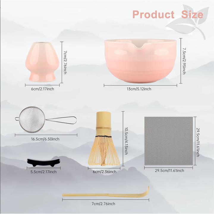 Immagine prodotto Anei Set Matcha con ciotola e frusta in bambù