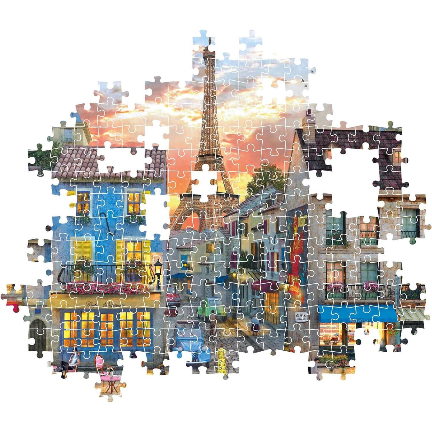 Thumbnail - Clementoni Puzzle Streets of Paris Teilen (1000 Teile)