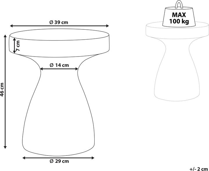 Image du produit Beliani Biviere