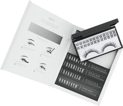 Produktbild NoName DIY Wimpernverlängerung Starter Kit Cluster Lashes mit Bonder, Sealer, Entferner, Applikator (Künstliche Wimpern)