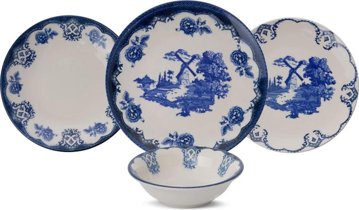 Image du produit Hermia Blue Milly Dinner Set 24 Pieces (24 pcs)