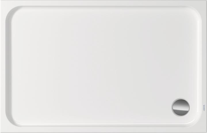 Produktbild Duravit Rechteck-Duschwanne D-CODE weiss 1400x900x85mm