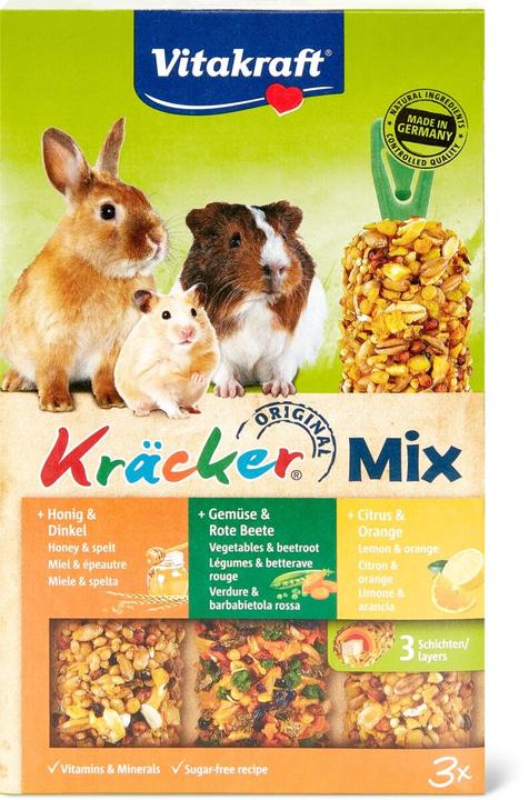 Produktbild Vitakraft Triomix Citrus, Honig, Gem. (0.17 kg, 1 x)