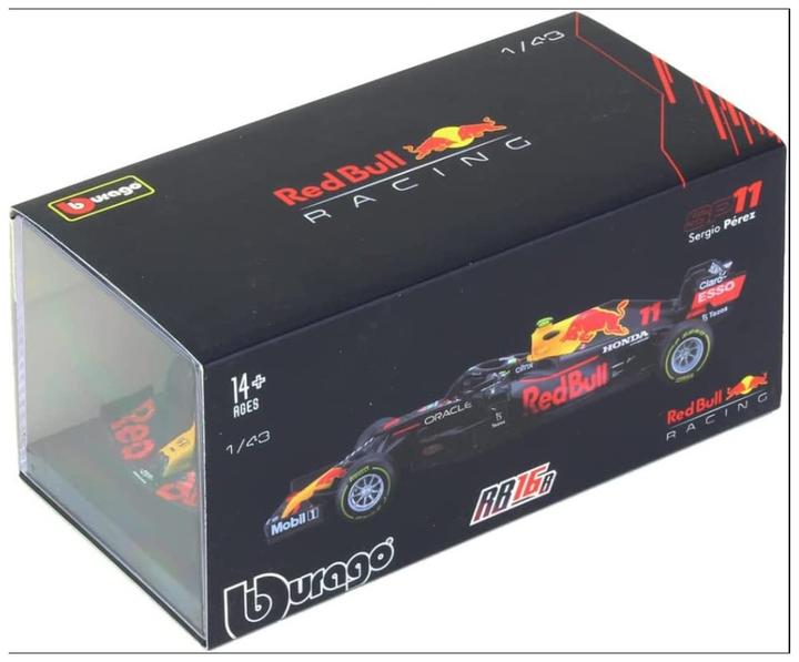 Actual product image Bburago Red Bull Racing RB16B F1 Sergio Pérez 2021