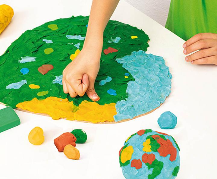 Actual product image Jovi Plasticine PLASTILINA assorted colours, 6 colours 15.0 g each