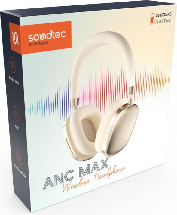 Produktbild Porodo Soundtec AirpodMax ANC Headphones (51 h, Kabellos)