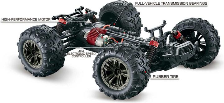 Image du produit Absima Echelle 1:16 4WD High Speed Sand Buggy X TRUCK 2,4GHz Noir/Rouge (RTR Prêt à fonctionner)