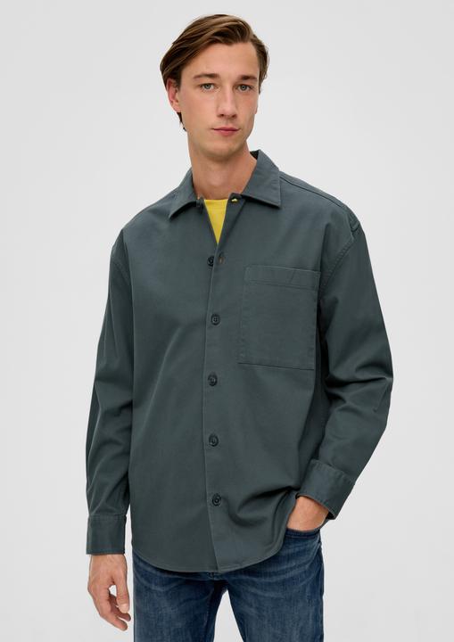 Immagine prodotto s.Oliver Hemd Relaxed: Overshirt aus Baumwollstretch (XXL)