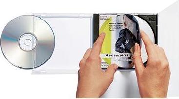 Actual product image HERMA CD labels A4