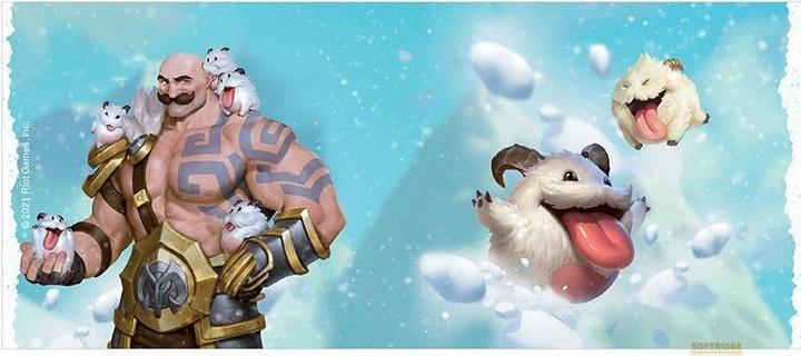 Actual product image ABYstyle LEAGUE OF LEGENDS - Mug - 320 ml - Braum Poros - subli x2 (320 ml, 1 x)