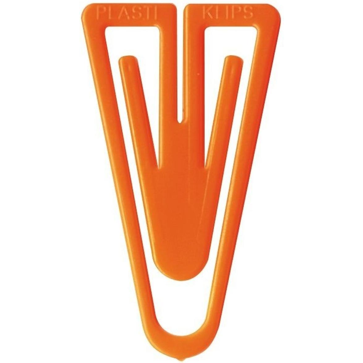 Laurel, Büroklammer, Büroklammern Super Plastiklips 250mm VE=1 Stück orange (1 x)