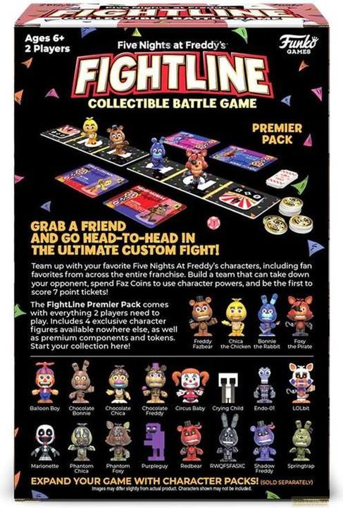 Actual product image Funko Five Nights at Freddy's Collectable Battle Game Card Game Fightline Premier Set