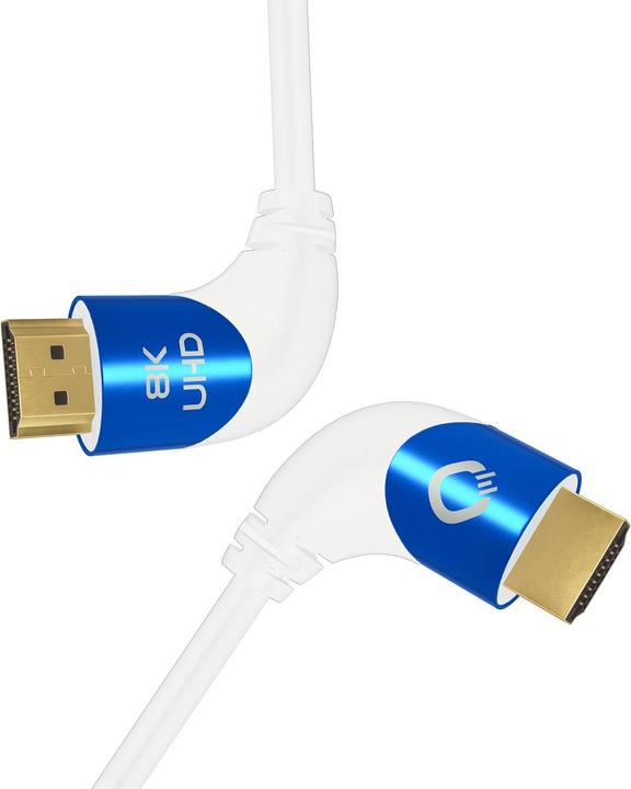 Produktbild Oehlbach HDMI AV Anschlusskabel (1x HDMI-Stecker - 1x HDMI-Stecker) 1.5 m Weiss (1.50 m, HDMI, 2.1)