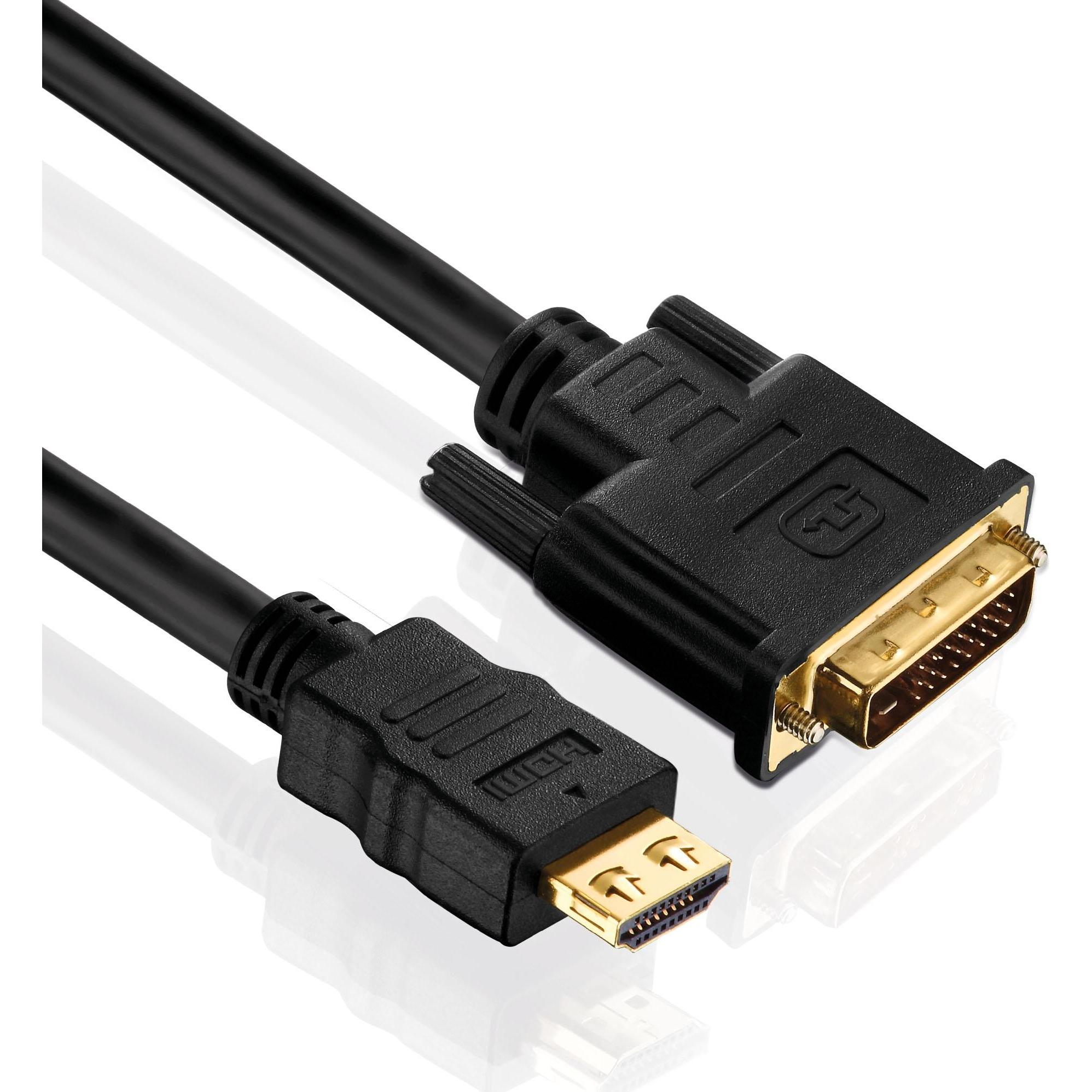 Purelink HDMI (Typ A) — DVI (0.50 m, DVI, HDMI), Video Kabel