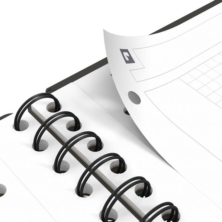 Actual product image Oxford Meetingbook (A4, Checked, Soft cover)