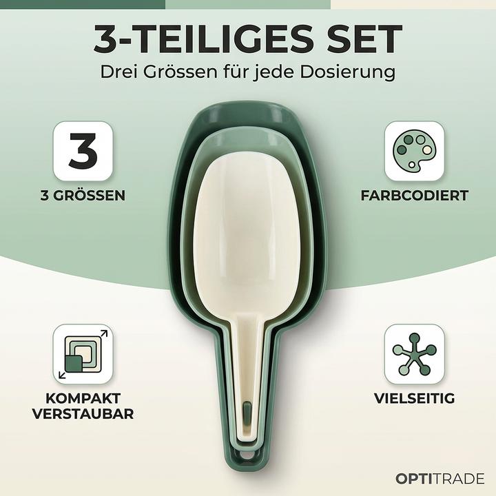 Produktbild Excellent Houseware 3 måleskeer, melamin