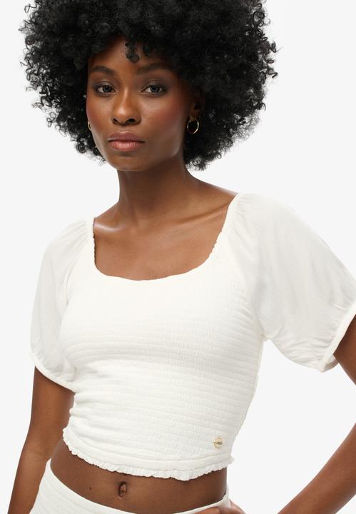 Produktbild Superdry Gesmoktes Oberteil aus Webstoff (L)