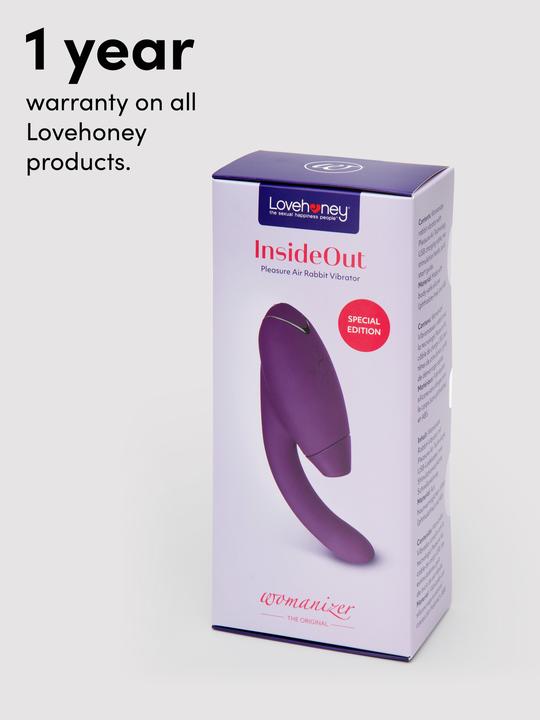 Lovehoney Womanizer X InsideOut Pleasure Air Rabbit Vibrator