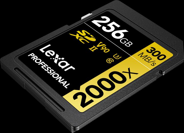 Image du produit Lexar Professional Gold Series (256 Go, SDXC, U3, UHS-II)