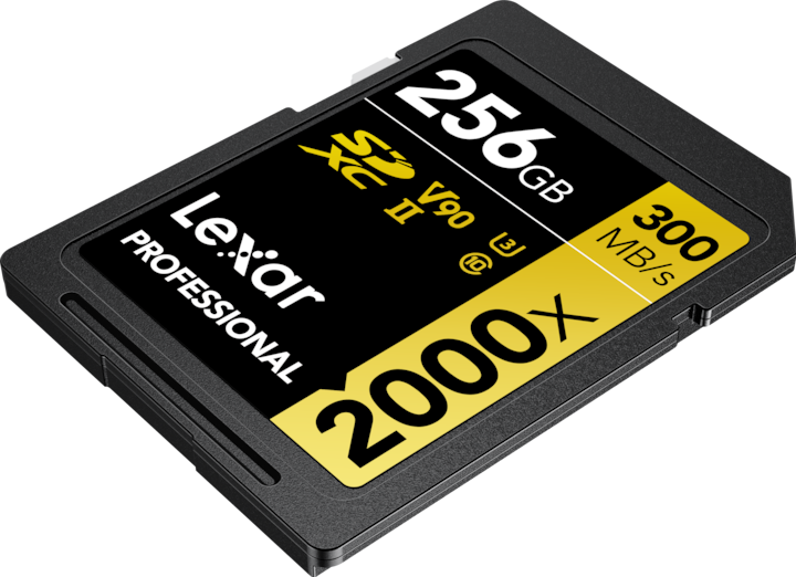 Produktbild Lexar Professional Gold Series (256 GB, SDXC, U3, UHS-II)