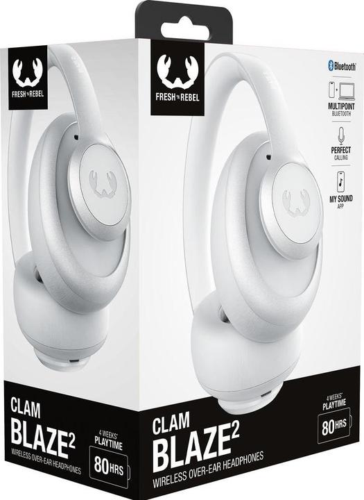 Productafbeelding Fresh'N Rebel Fresh 'n Rebel Clam Blaze 2 Ice Grey (80 h, Draadloze)