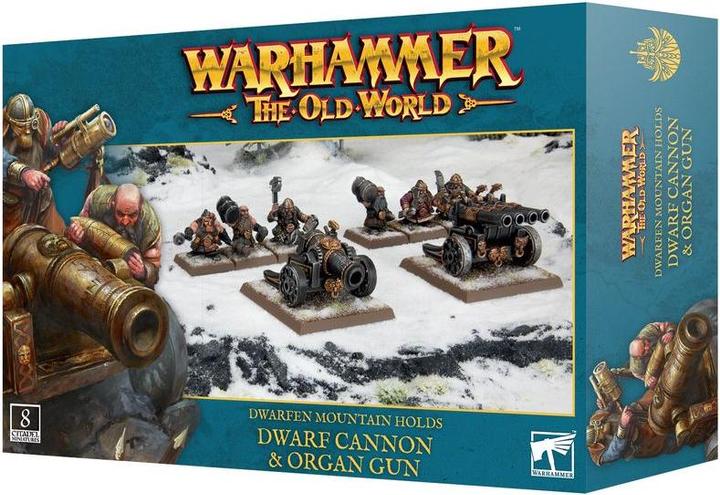 Image du produit Games Workshop Warhammer ToW - La montagne de Dwarfen porte Canon & Canon Orgue (Matières plastiques)