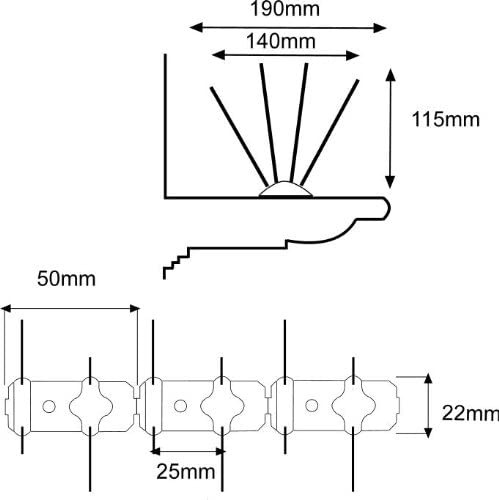 Produktbild MD 10 Meter 4 reihig Taubenspikes Polycarbonat Profiqualität