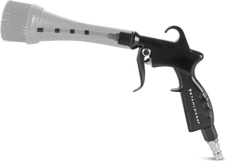 Actual product image Stahlwerk Trockenreinigungspistole, Kfz-Ausblaspistole mit 5 Wechseldüsen und Tornado-Effekt