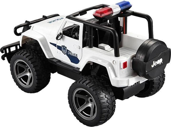 Immagine prodotto Double Auto telecomandata 1:12 (bianca) Jeep (Polizia) E550-003