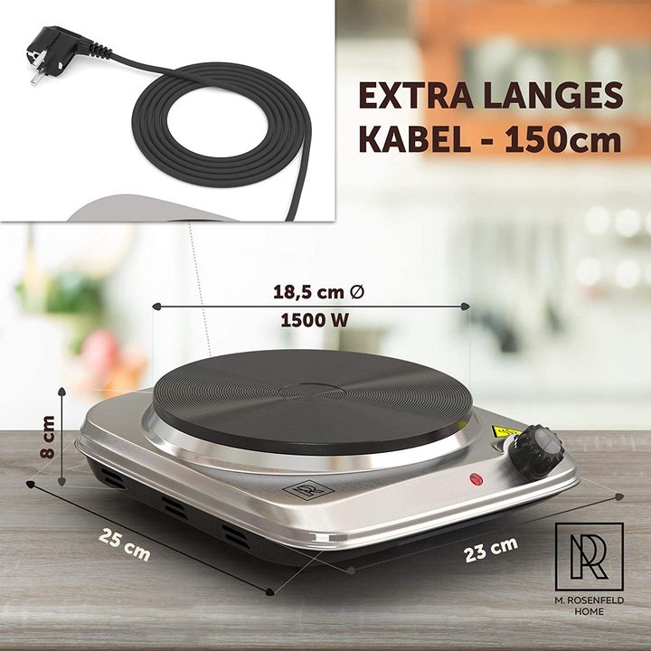 Produktbild M. Rosenfeld Home 1500W Herdplatte
