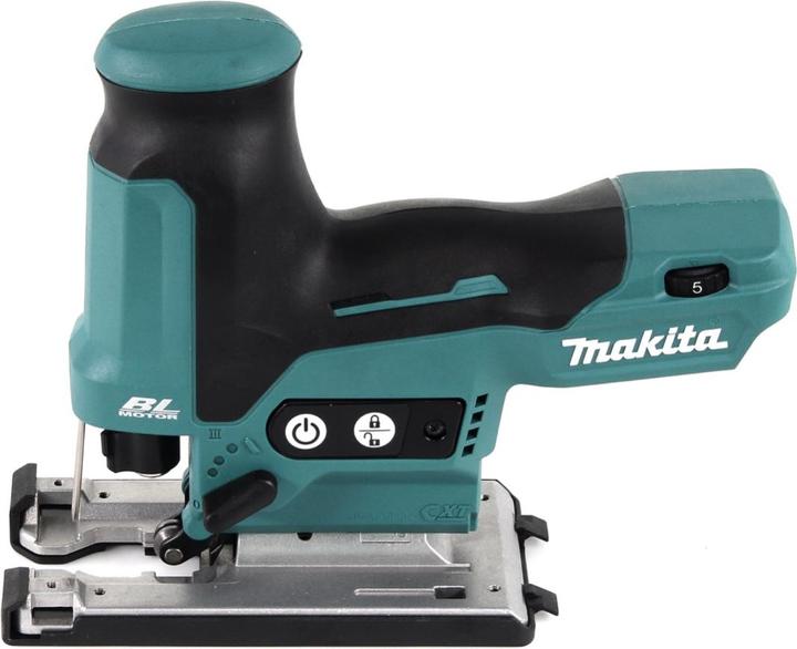 Produktbild Makita JV102DZ Akku-Gehrungssäge 12V MAX, BL-Motor, ohne Akkus und Ladegerät.