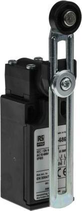 RS PRO LS M20 adj leva 18 ny roller 1NO+1NC