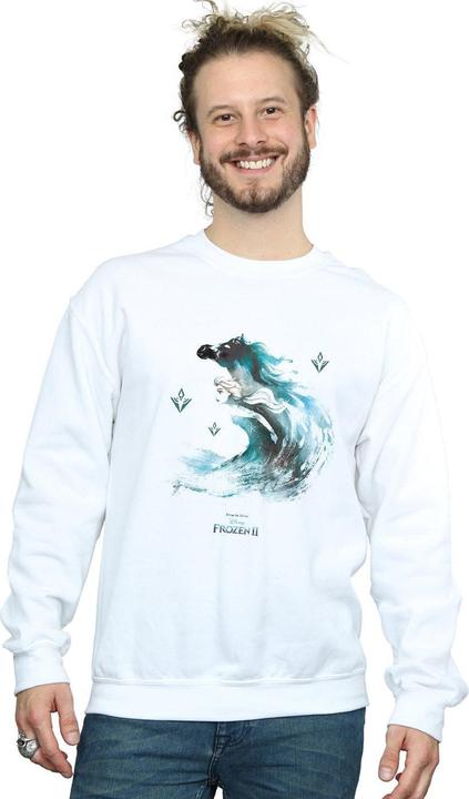 Actual product image Disney Mens Frozen 2 Elsa With Nokk The Water Spirit Sweatshirt (5XL)