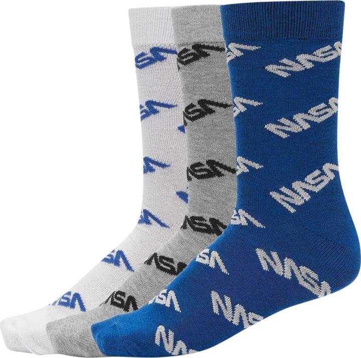 Produktbild Mister Tee NASA Allover Socks 3-Pack (3er Pack, 47 - 50)