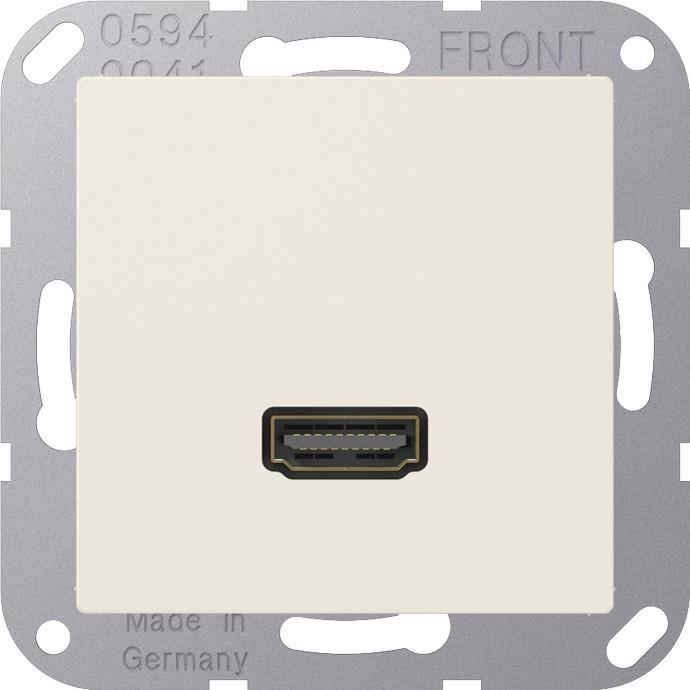 JUNG, Zubehör Schalterprogramm, HDMI-Steckdose AS UPmont Kanaleinb MAA1112