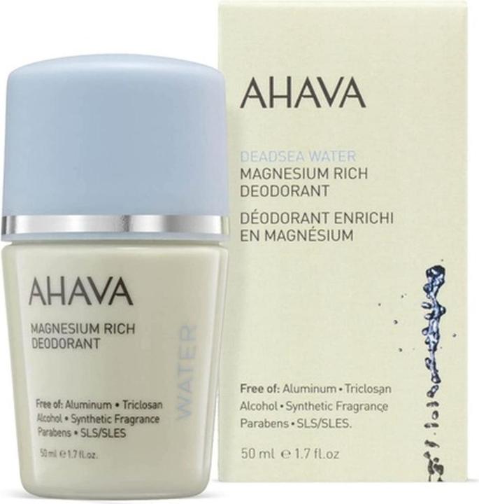 Actual product image Ahava ROLL ON MINERAL DEODORANT for women - for woman - ALUMINIUM FREE (Roll-on, 50 ml)