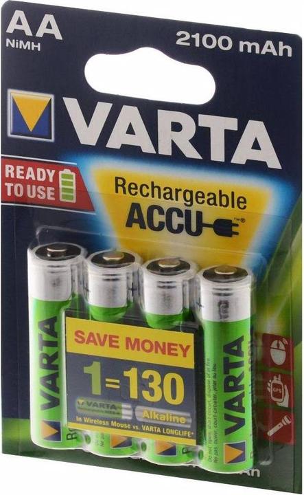 Actual product image Varta Recharge Accu Power (4 pcs., AA, 2100 mAh)