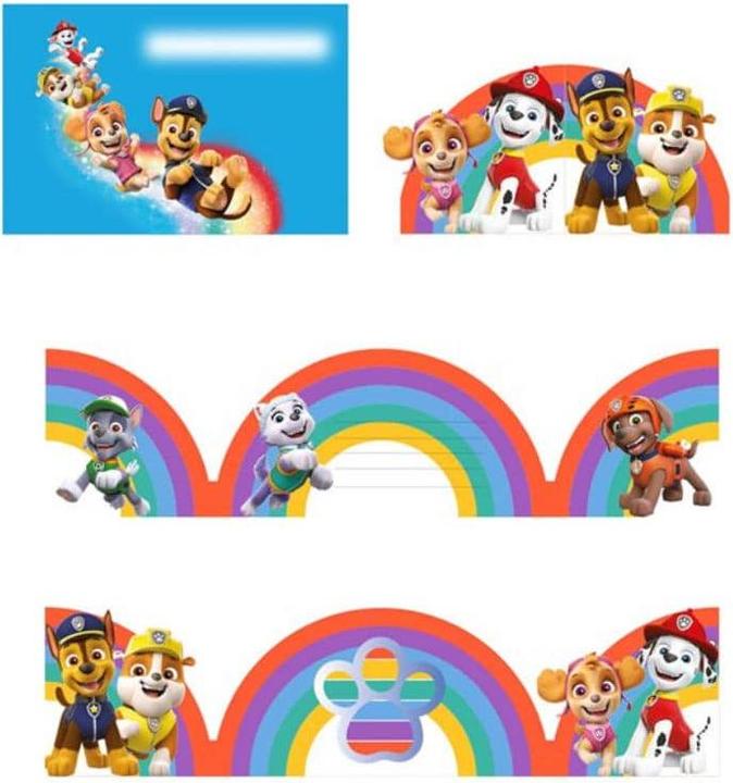 Produktbild Amscan 8 Einladungskarten & Umschläge Paw Patro (8 Stk.)