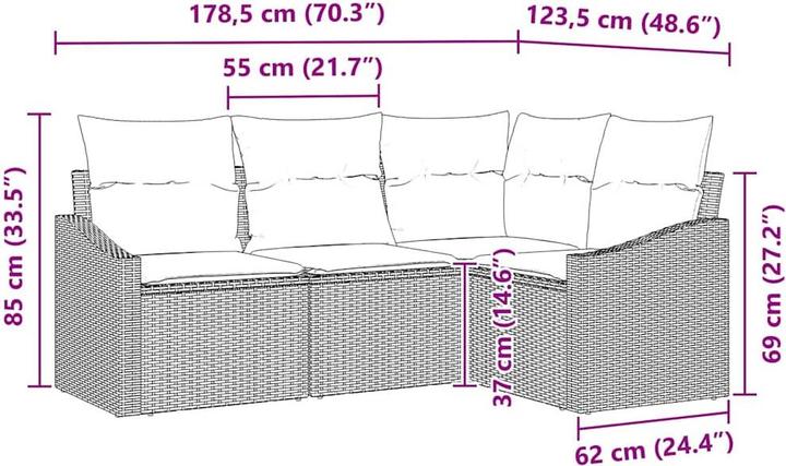 Produktbild vidaXL Abram