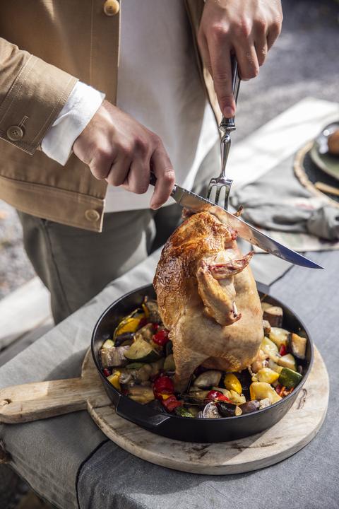 Actual product image Big Green Egg Cast iron pan 27cm