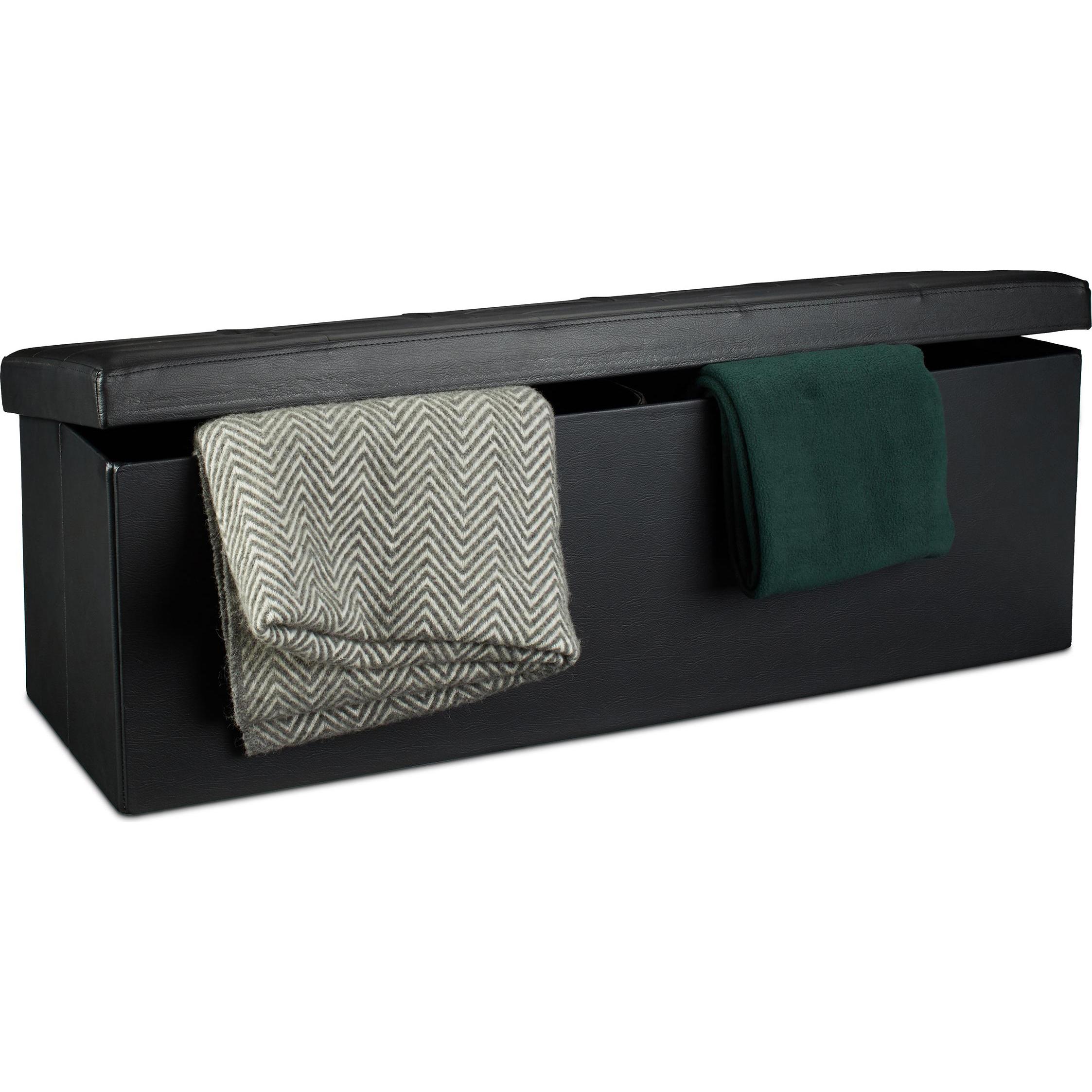 Relaxdays, Sitzbank, Faltbare Sitzbank (114 cm)