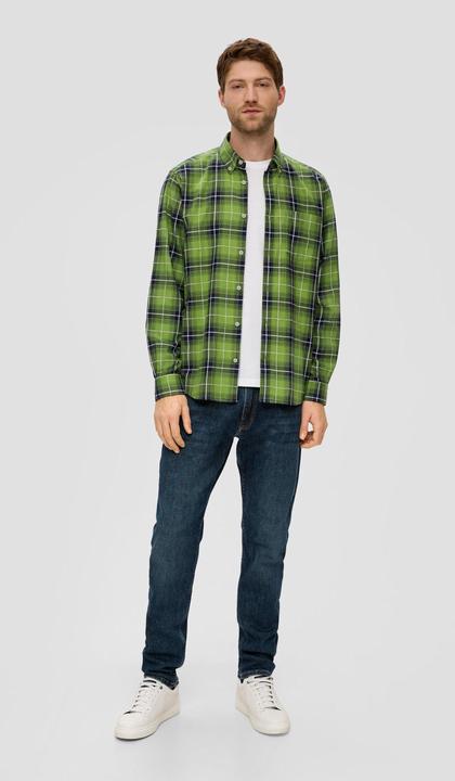 Immagine prodotto s.Oliver Hemd Regular: Langarmhemd mit Button-down-Kragen (M)