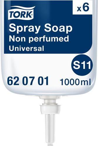 Actual product image Tork 620701 Spray soap 1l 6pcs. (Liquid soap, 1000 ml)